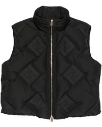 Fendi - Puffy Jacquard Gilet - Lyst