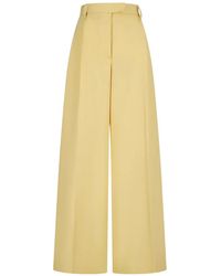 Thelatest - Gabardine Trousers - Lyst