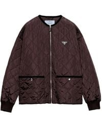 Prada - Re-Nylon Quilted Jacket - Lyst
