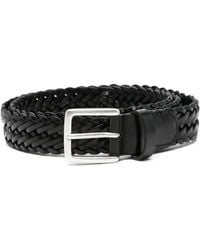 Anderson's - Braided Leather Belt - Lyst