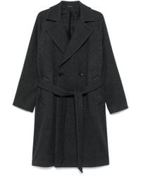 Tagliatore - Belted Coat - Lyst
