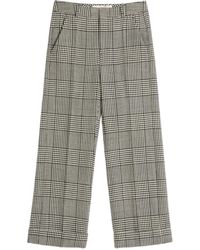 Valentino Garavani - Geruite Broek Met Omslag - Lyst