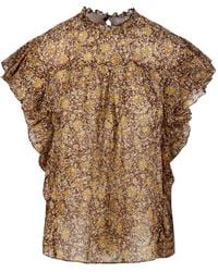 Isabel Marant - Daliyane Blouse Met Bloemenprint - Lyst
