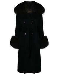 Moorer - Malaika Wool-Cashmere Double-Breasted Coat - Lyst