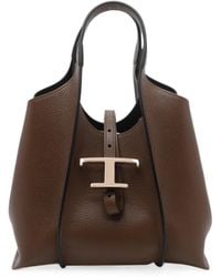 Tod's - Mini T-Timeless Leather Tote Bag - Lyst