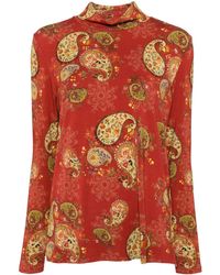 Johnny Was - Paisley-print T-shirt - Lyst