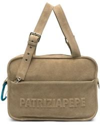 Patrizia Pepe - (Im)Perfection Embossed Suede Tote Bag - Lyst