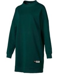 PUMA - Trailblazer Long Crew Midi Dress - Lyst