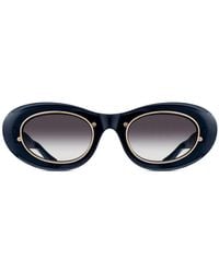 Matsuda - Sonnenbrille Mit Ovalem Gestell - Lyst