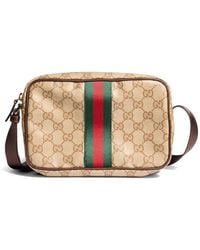 Gucci - Mini Gg Web-Stripe Shoulder Bag - Lyst