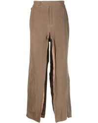 Vivienne Westwood - Side-Slits Flared Trousers - Lyst
