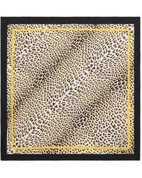 Roberto Cavalli - Pop Jaguar Silk Scarf - Lyst