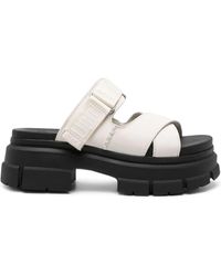 UGG - 70mm Crossover-strap Leather Sandals - Lyst