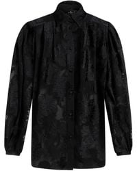 Etro - Fil-Coupé Effect Chiffon Shirt - Lyst
