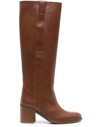 Via Roma 15 - Knee-high Leather Boots - Lyst