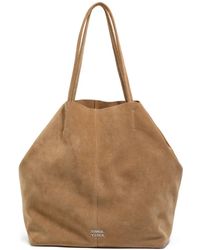 Bimba Y Lola - Large Suede Tote Bag - Lyst