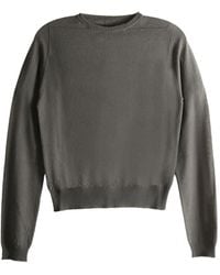 Rick Owens - Pull Texturé À Col Rond - Lyst