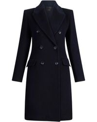 Liu Jo - Wool-Blend Double-Breasted Coat - Lyst