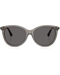 Burberry - Check-Pattern Acetate Sunglasses - Lyst