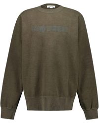 McQueen - Sweatshirt Mit Logo-Stickerei - Lyst