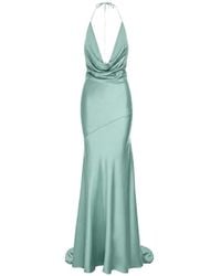 ROSERRY - Ibiza Cowl-Neck Halterneck Maxi Dress - Lyst