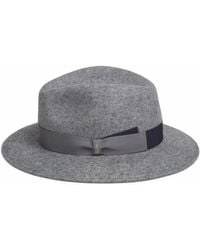 Borsalino - Country Grosgrain-Trim Fedora Hat - Lyst