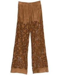 ERMANNO FIRENZE - Buttoned Trousers - Lyst