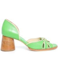 Sarah Chofakian - 65 Mm Pumps Met Logoplakkaat - Lyst