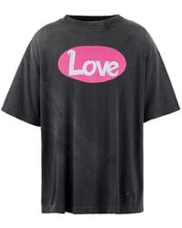 SAINT Mxxxxxx - Graphic-Print Distressed T-Shirt - Lyst