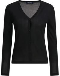 Max Mara - V-Neck Button Cardigan - Lyst