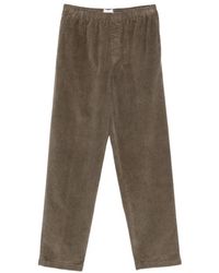 Cellar Door - Alfred Corduroy-Texture Trousers - Lyst