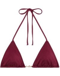 MC2 Saint Barth - Leah Plate Triangle Bikini Top - Lyst