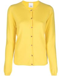 Allude - Button-up Cashmere Cardigan - Lyst