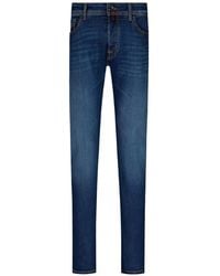Jacob Cohen - Faded Straight-Leg Jeans - Lyst