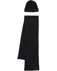 Barbour - Wool-Blend Knit Scarf - Lyst