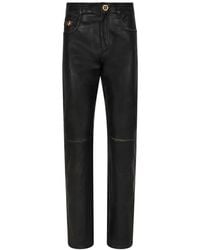 Versace - Button-Fastening Trousers - Lyst