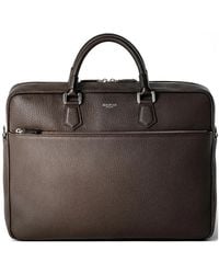 Serapian - Porte-Documents En Cuir Grainé - Lyst