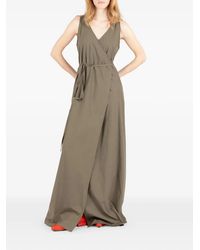 Societe Anonyme - 99 V-Neck Tie Dress - Lyst
