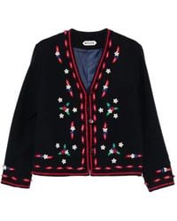 Bode - Pull À Appliques Fleurs - Lyst