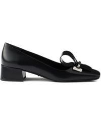 Prada - 35 Mm Pumps Van Geborsteld Leer - Lyst