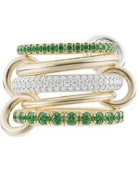 Spinelli Kilcollin - Chloe Vert Emerald And Diamond Ring - Lyst