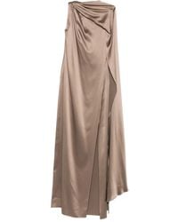 Max Mara - Draped Maxi Dress - Lyst