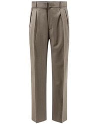 Tagliatore - Nevil Belted Pleated Trousers - Lyst