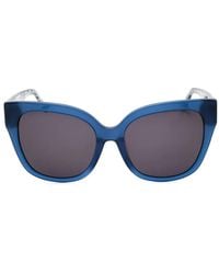 Bebe - Lace-Pattern Round-Frame Sunglasses - Lyst
