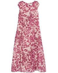 Max Mara - A-Line Floral-Print Dress - Lyst