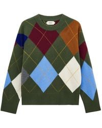 Pringle of Scotland - Argyle Crew-Neck Sweater - Lyst
