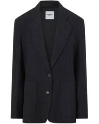LA PISCINE - Single-Breasted Linen Blazer - Lyst