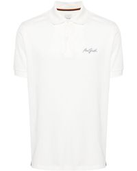 Paul Smith - Logo-embroidered Cotton Polo Shirt - Lyst
