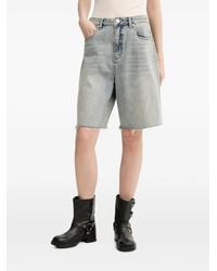 Gestuz - Short En Jean Gznoma À Bords Francs - Lyst
