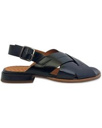 Chie Mihara - Crossover-Strap Buckle-Fastening Sandals - Lyst